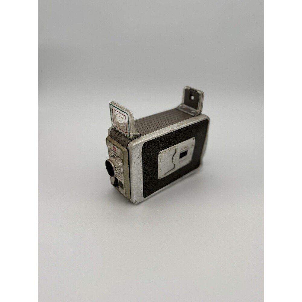 Kodak Brownie Movie Camera II Vintage Folding Black Silver Pop-Up Viewfinder